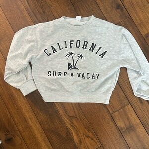 California surf and vacay crewneck